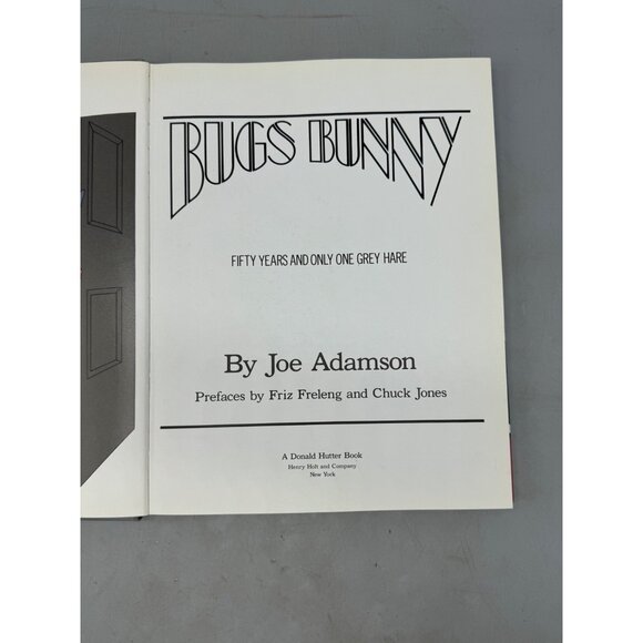 Bugs Bunny Fifty Years and Only One Grey Hare book hardcover 1990 english READ - Picture 4 of 6